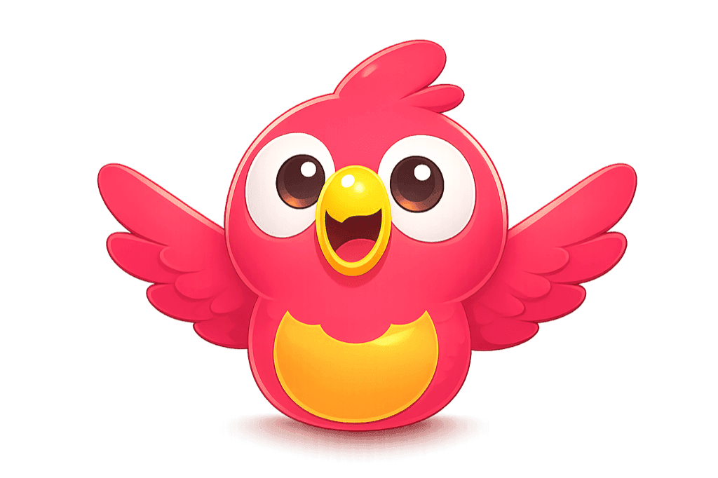 WeZioo mascot - Lovebird